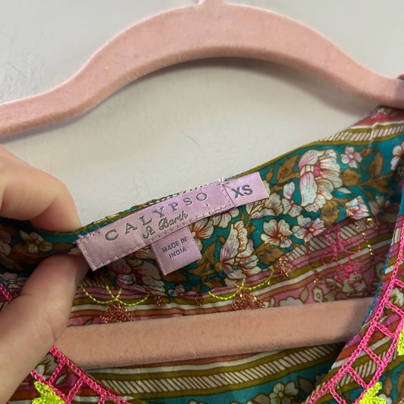 Calypso St Barth silk blouse XS - Picture 3 of 4